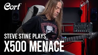 Video thumbnail for ⭐️New for 2021⭐️ Steve Stine plays the X500 Menace | X Series | Electric Guitars by Cort Guitars and Basses