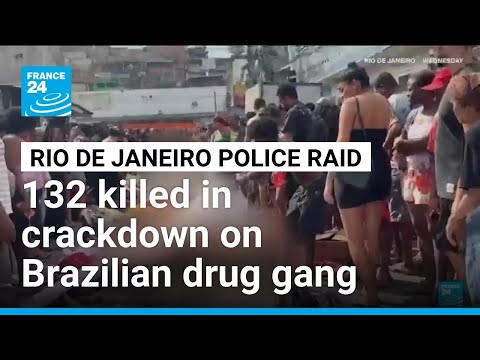 Brazilians in a Rio favela line up bodies after the city's deadliest police raid • FRANCE 24