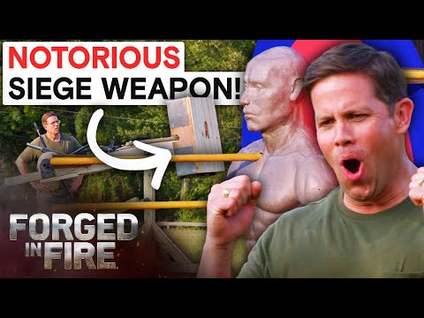Brutal Ballista HURLS Stones & Spears (Season 10) | Forged in Fire