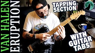 Van Halen - Eruption | Tapping Section With Guitar Tabs