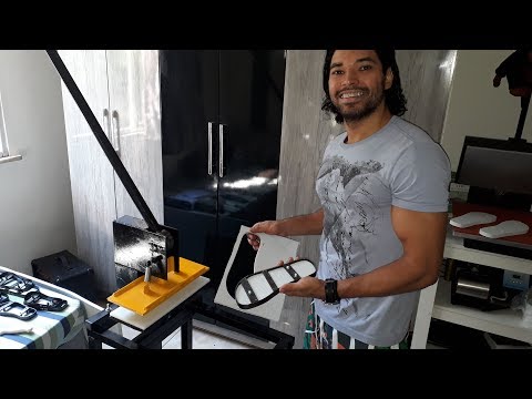 Máquina de fazer chinelo, Chinelli Santo, RJ