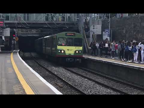 Irish Rail DART 8100 EMUs 8137+8337+8133+8333+8118+8318 arrive at Dún Laoghaire for Malahide