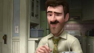 Inside Out (2015) A Family Dinner Scene (BluRay 1080p HD)