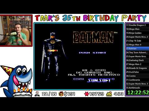 35 Birthday Stream Party - Batman (NES)