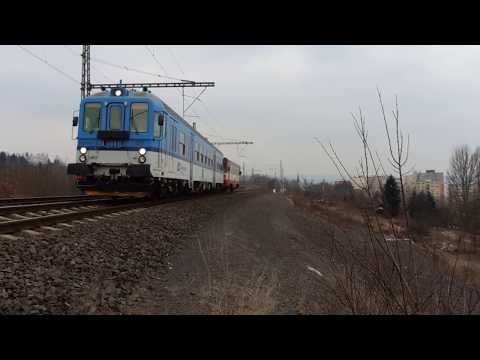 ČD 842.013 + ČD 810.041 na Sp 1989 - Karlovy Vary - 2.3.2018