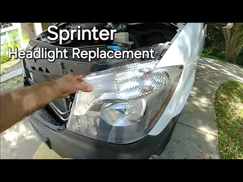 Mercedes Sprinter Headlight replacement DIY