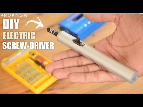 DIY Powerful Electric screwdriver | N20 Gear Motor