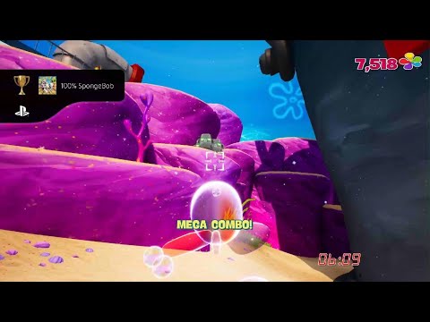 SpongeBob SquarePants: Battle For Bikini Bottom - Rehydrated (PS4): 100% SpongeBob Trophy
