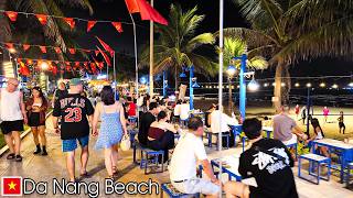 4K DA NANG VIETNAM Real My Khe Beach Nightlife Walking Tour Today (May 18th 2026)