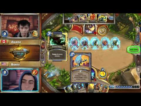 Duane vs Rosty - Hearthstone: Americas Spring Preliminary