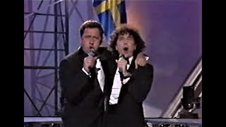 Video thumbnail of "Magnus Uggla & Tommy Körberg  - Moder Svea (1989)"