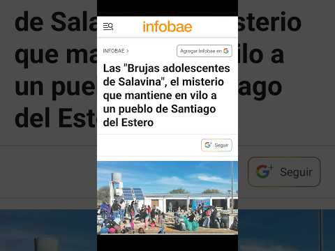 LAS ALUMNAS POSEIDAS DE SALAVINA| SANTIAGO DEL ESTERO ARGENTINA