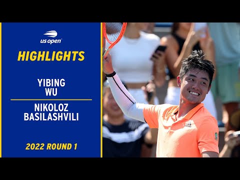 Yibing Wu vs. Nikoloz Basilashvili Highlights | 2022 US Open Round 1