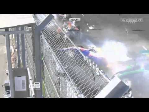 Huge Start Crash @ 2014 GP3 Sochi Race 2