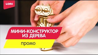 Конструктор из дерева. Мини конструктор "Катапульта"