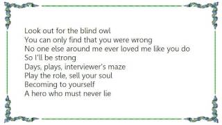 Badfinger - Blind Owl Lyrics