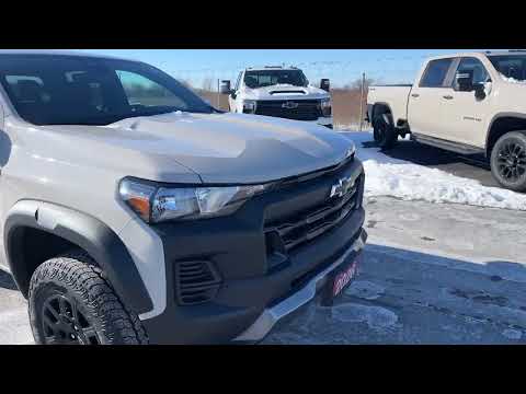 2026 Chevrolet Colorado Crew Cab Short Box 4-Wheel Drive Trail Boss in White for sale at Lally Chevrolet Ltd. in Tilbury, ON