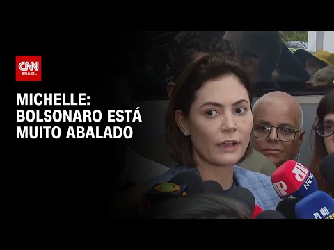 Jair Bolsonaro está muito abalado, diz Michelle | CNN 360°