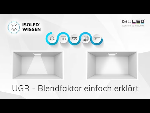 UGR (Unified Glare Rating) - Blendfaktor einfach erklärt