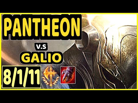 JJUN (PANTHEON) vs GALIO - 8/1/11 KDA MID CHALLENGER GAMEPLAY - KR