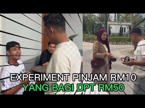 EXPERIMENT PINJAM RM10 DEKAT AI TEAM!!!!! YANG BAGI AKAN DAPAT RM50!!!!! TEAM AI SEMUA PEMURAH?????
