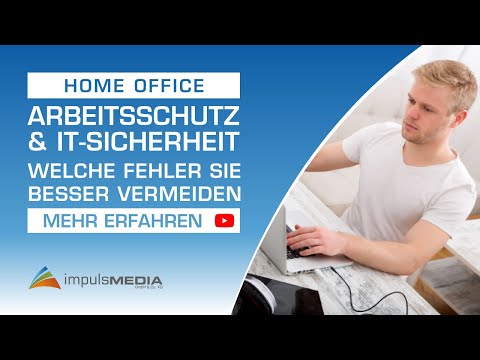 Home-Office Arbeitsplatz - Schulungsvideo zu Arbeitssicherheit & Arbeitsschutz Trailer [deutsch]