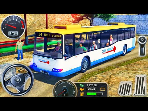 Uphill Tourist Coach Bus Driver - Offroad Passenger Transport Simulator - Android GamePlay #2