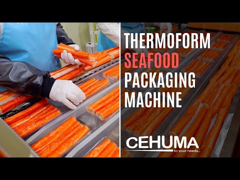 Thermoform MAP Packaging Machine for Seafood