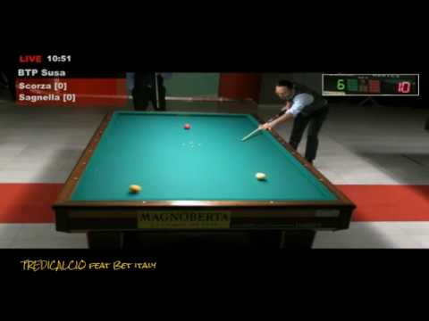 SAGNELLA vs SCORZA - 5^PROVA BILIARDO BTP 2016 SANT'ANTONINO di SUSA