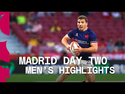 It's an Antoine Dupont MASTERCLASS | Madrid Men's HSBC SVNS Day Two Highlights