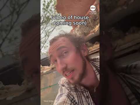 Illinois man captures moment tornado rips through home