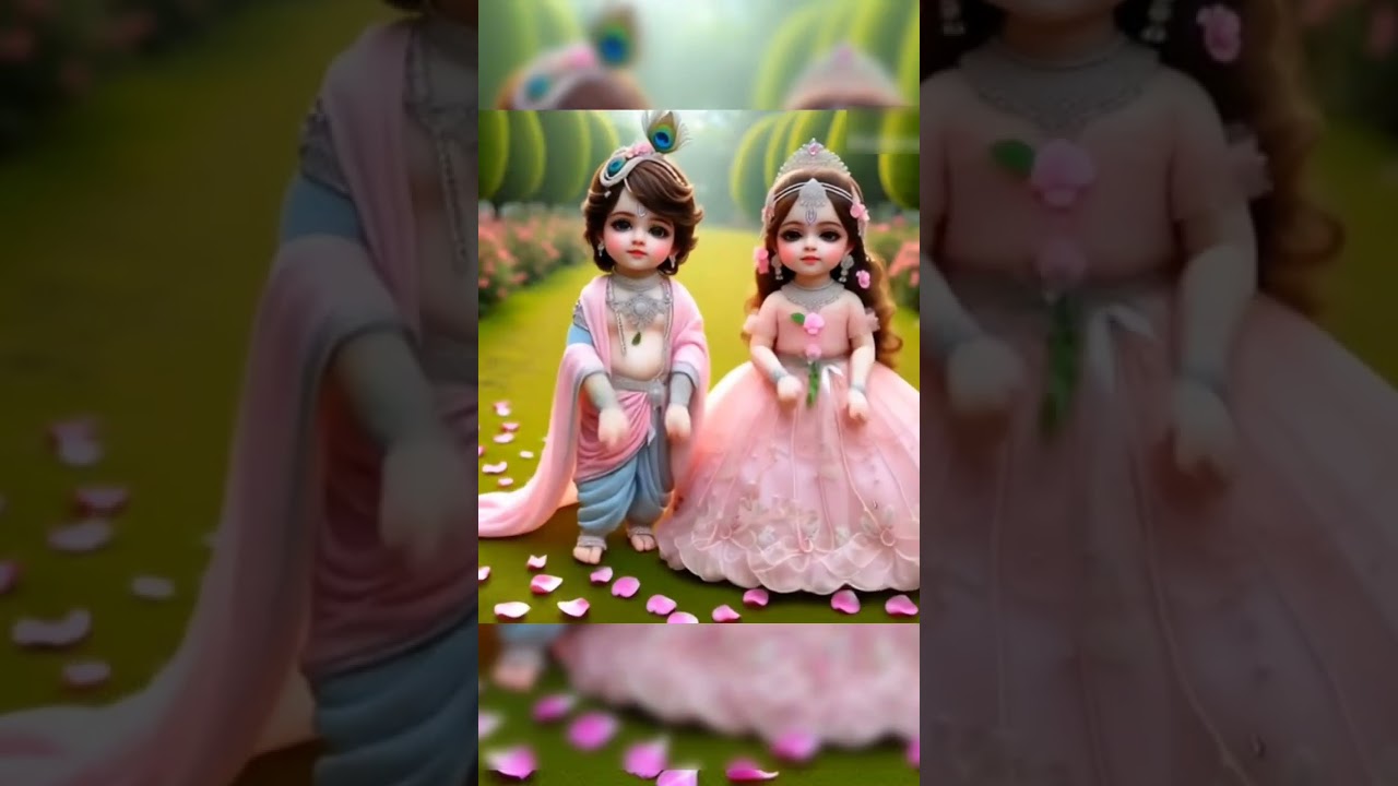 Radha Krishna dance ❤️🙏#status #trending #viralsong #cute #krishna #bhaktisong #shorts