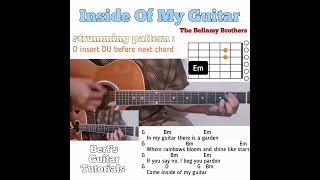 Inside Of My Guitar - The Bellamy Brothers guitar chords w/ lyrics &amp; strumming tutorial