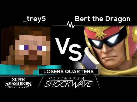 USW 75 - UTDe | _trey5 (Steve) VS Bert the Dragon (Captain Falcon) - Losers Quarters - SSBU