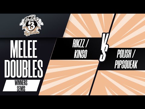 Rikzz / Kins0 vs Polish / Pipsqueak - Melee Doubles Winners Semis - Fête 3: By the Sea