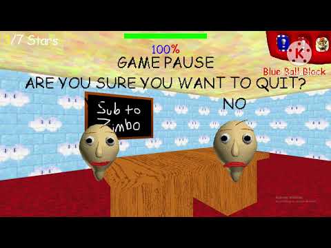 Mario what are you- AHHH/Baldis Basics 64 1.4.3 Port