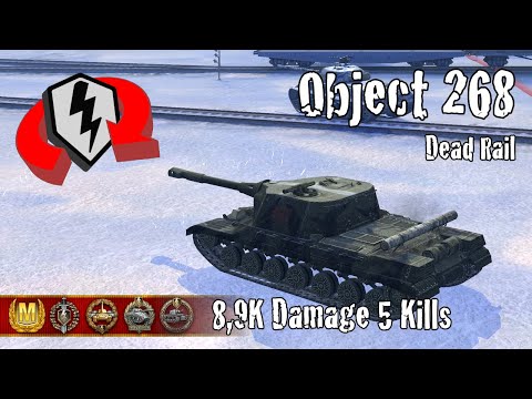 Object 268  |  8,9K Damage 5 Kills  |  WoT Blitz Replays