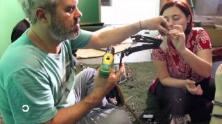 Montagem da Exposição Verdefluxo - SESC Tijuca