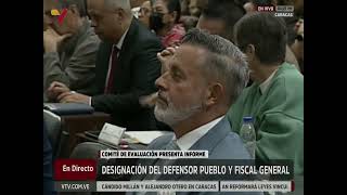 Asamblea Nacional, aprueban Ley de Minas y nombran nuevo Fiscal General y nueva Defensora del Pueblo