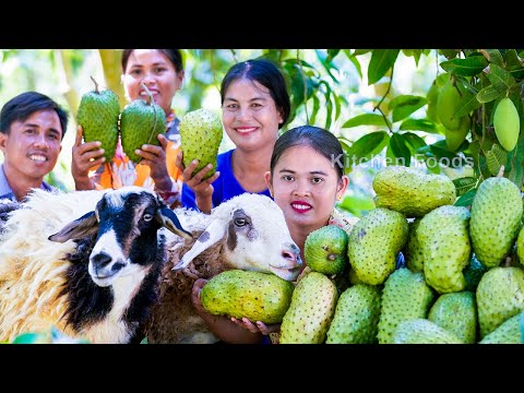 THE MOST EXPENSIVE COOKING $680 SHEEP WITH SOURSOP FRUIT RECIPE FOR DONATION FOOD & TOTAL $1000
