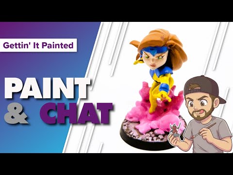 Marvel United Miniature Painting Live Stream and Chat