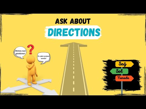How to ask about directions in Turkish? | Turkish for beginners | Learn Turkish
