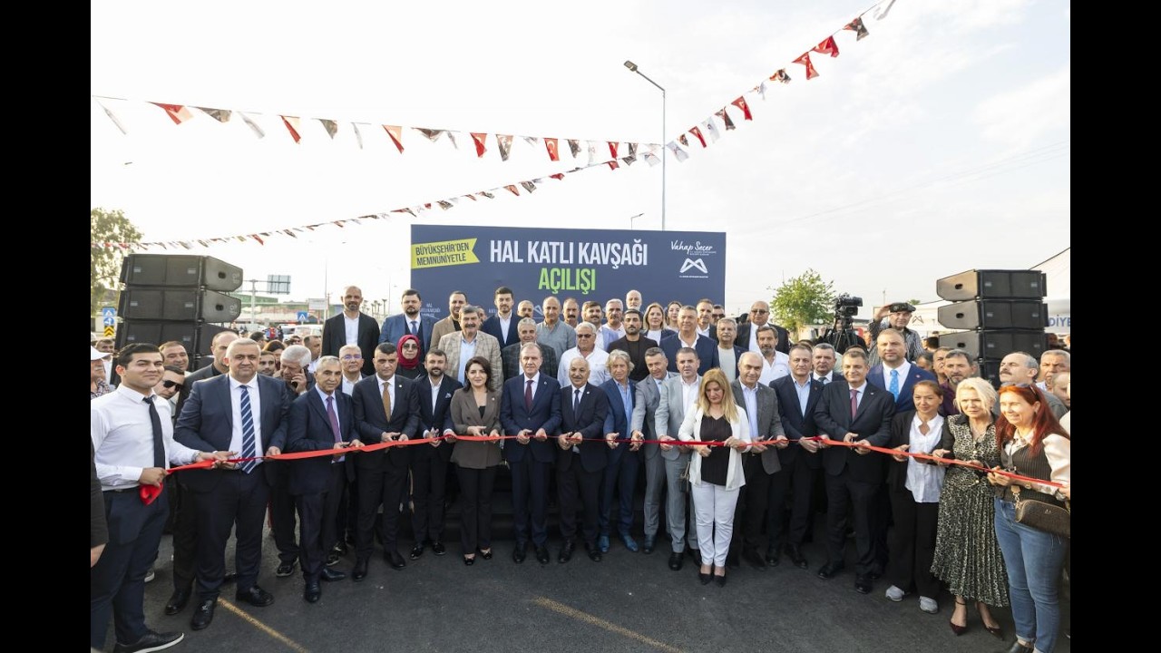 MERSİN BÜYÜKŞEHİR’DEN ULAŞIMA DEV YATIRIM HAL KATLI KAVŞAĞI AÇILDI