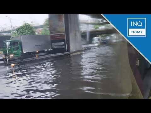 Commuters complain over heavy traffic in SLEx due to rain, flooding INQToday