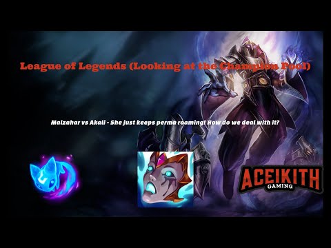 League of Legends l Looking in the Champion Pool l Malzahar vs Akali l Pre-Season 2022