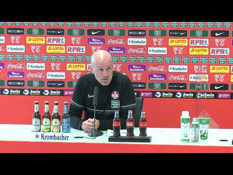 Pressekonferenz vor dem Heimspiel gegen den FSV Zwickau