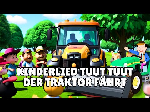 Kinderlied: Tuut tuuut der Traktor fährt, Traktor-Abenteuer! Ein lustiges Cartoon-Musikvideo