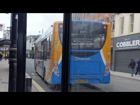 Stagecoach Sunderland Enviro 200 36973 SN63 VVH At Holmeside