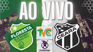 AO VIVO: FLORESTA X CEARÁ | CEARENSE 2026 | 02° FASE | 3ª RODADA