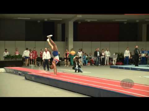 BROWNE Elliott (GBR) - 2015 Trampoline Worlds - Qualification TU Routine 1